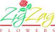 логотип компанії оптового постачальника квітів «ZigZag Flowers»